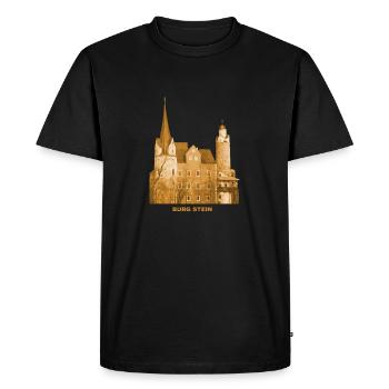 Hartenstein Burg Stein Zwickau Saxe Erzgebirge - T-shirt Premium bio Homme - noir - Devant - Nico (187cm)