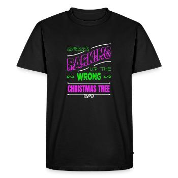 Beagle Lover Cadeau Drôle de Race de Chien de Noël - T-shirt Premium bio Homme - noir - Devant - Nico (187cm)