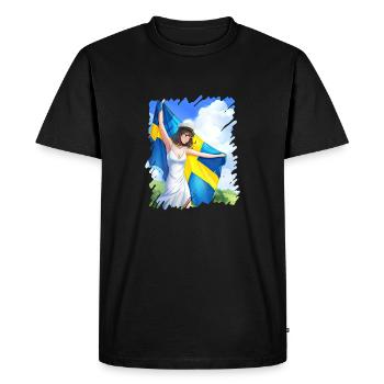 Remise des diplômes de la classe 2024 Fête de remise des diplômes du lycée - T-shirt Premium bio Homme - noir - Devant - Nico (187cm)