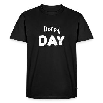 Derby Day - Courses - T-shirt Premium bio Homme - noir - Devant - Nico (187cm)