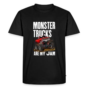 Truck Engines Truck Car Lovers Desperately - Men's Premium Organic T-Shirt - black - Front - Nico (187cm)