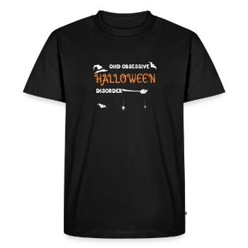 OHD Trouble obsessionnel d’Halloween - T-shirt Premium bio Homme - noir - Devant - Nico (187cm)