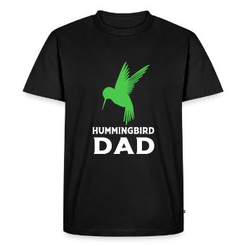 Colibri - T-shirt Premium bio Homme - noir - Devant - Nico (187cm)