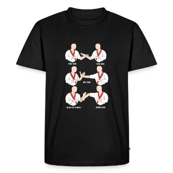 Wing Chun - T-shirt Premium bio Homme - noir - Devant - Nico (187cm)