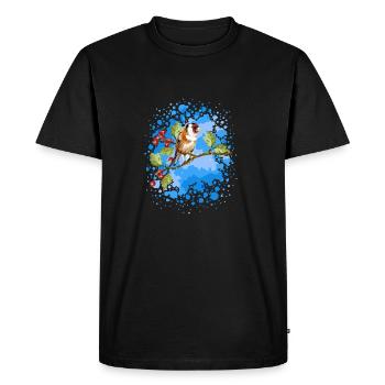 Bird - Men's Premium Organic T-Shirt - black - Front - Nico (187cm)