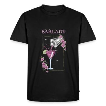 Bartender - Men's Premium Organic T-Shirt - black - Front - Nico (187cm)