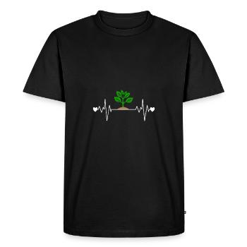 horticulture - T-shirt Premium bio Homme - noir - Devant - Nico (187cm)