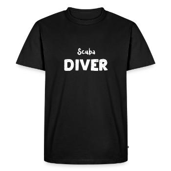 Plongeur sous-marin - Plongée - T-shirt Premium bio Homme - noir - Devant - Nico (187cm)