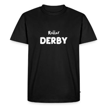 Roller Derby - Sports - T-shirt Premium bio Homme - noir - Devant - Nico (187cm)