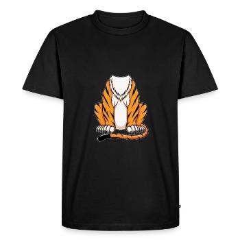 Costume de tigre sans tête Halloween - T-shirt Premium bio Homme - noir - Devant - Nico (187cm)