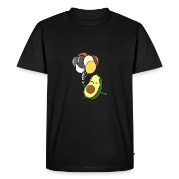 Ballon d’avocat Gay Bear Pride - T-shirt Premium bio Homme - noir - Devant - Nico (187cm)