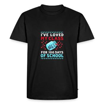Enseignants de collège - T-shirt Premium bio Homme - noir - Devant - Nico (187cm)