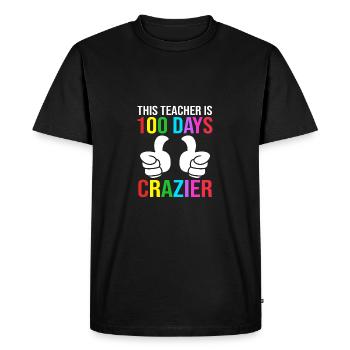 Enseignants de collège - T-shirt Premium bio Homme - noir - Devant - Nico (187cm)