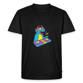 Rave Raver Musique techno Techno basse Table de mixage - T-shirt Premium bio Homme - noir - Devant - Nico (187cm)