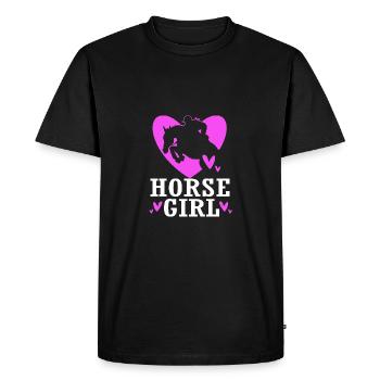 Dressage Dressage Cheval Dressage Cavalier - T-shirt Premium bio Homme - noir - Devant - Nico (187cm)