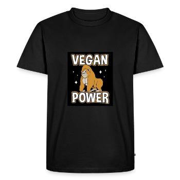 Gorilla - Men's Premium Organic T-Shirt - black - Front - Nico (187cm)