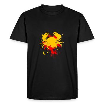 Crab - Men's Premium Organic T-Shirt - black - Front - Nico (187cm)