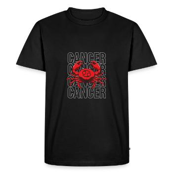 Crab - Men's Premium Organic T-Shirt - black - Front - Nico (187cm)