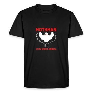Papillon de nuit - T-shirt Premium bio Homme - noir - Devant - Nico (187cm)