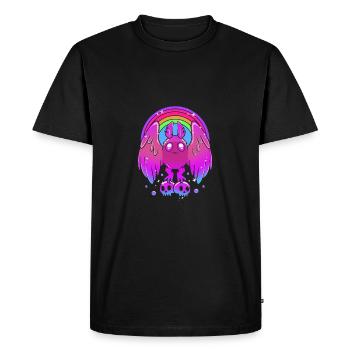 Papillon de nuit - T-shirt Premium bio Homme - noir - Devant - Nico (187cm)