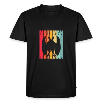 Papillon de nuit - T-shirt Premium bio Homme - noir - Devant - Nico (187cm)