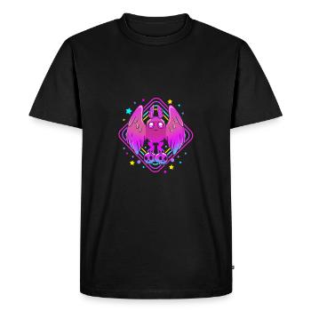 Papillon de nuit - T-shirt Premium bio Homme - noir - Devant - Nico (187cm)