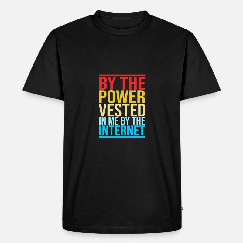 Pfarrer - Männer Premium Bio T-Shirt - Schwarz