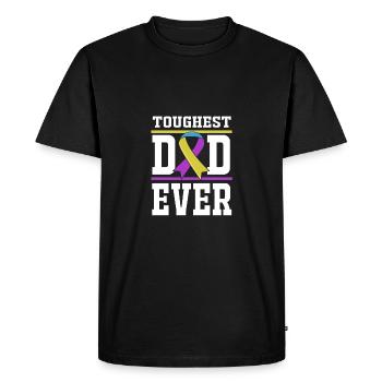 Bladder Cancer Cancer Bladder - Men's Premium Organic T-Shirt - black - Front - Nico (187cm)