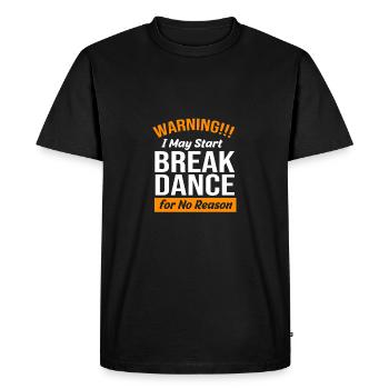 Breakdance - T-shirt Premium bio Homme - noir - Devant - Nico (187cm)