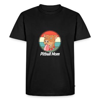 Pitbull - T-shirt Premium bio Homme - noir - Devant - Nico (187cm)