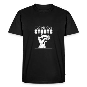 Longboard Longboarder Longboarding - T-shirt Premium bio Homme - noir - Devant - Nico (187cm)