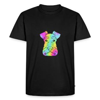 Schnauzer nain - T-shirt Premium bio Homme - noir - Devant - Nico (187cm)