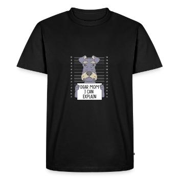 Schnauzer nain - T-shirt Premium bio Homme - noir - Devant - Nico (187cm)