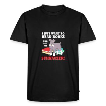 Schnauzer nain - T-shirt Premium bio Homme - noir - Devant - Nico (187cm)