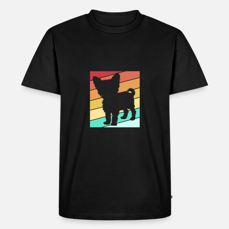 Yorkshire Terrier - Männer Premium Bio T-Shirt - Schwarz