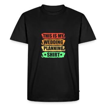 Event Planner Wedding - Men's Premium Organic T-Shirt - black - Front - Nico (187cm)