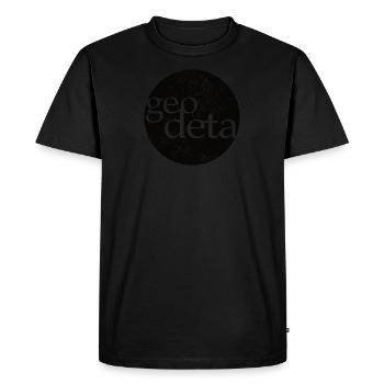 Surveyor - Men's Premium Organic T-Shirt - black - Front - Nico (187cm)