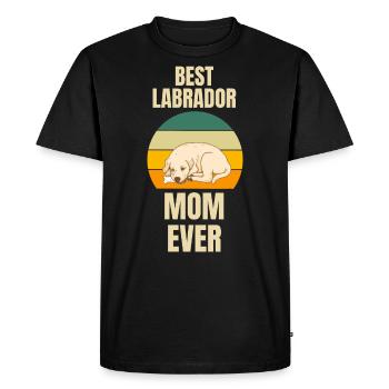 Meilleure Labrador Mama jamais Retro Labrador - T-shirt Premium bio Homme - noir - Devant - Nico (187cm)