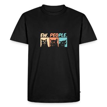 EW, GENS.. - T-shirt Premium bio Homme - noir - Devant - Nico (187cm)