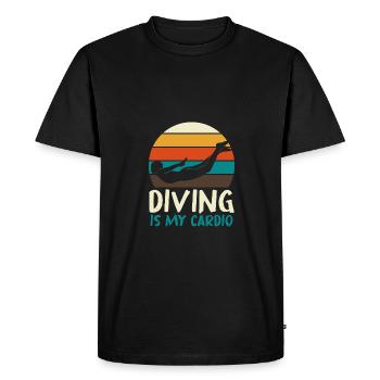 Natation Sports Piscine Nageurs Natation Mensonge - T-shirt Premium bio Homme - noir - Devant - Nico (187cm)