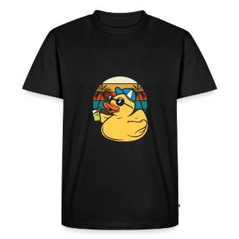 Drôle de plage été Soleil Vacances Vacances Fun Liebha - T-shirt Premium bio Homme - noir - Devant - Nico (187cm)