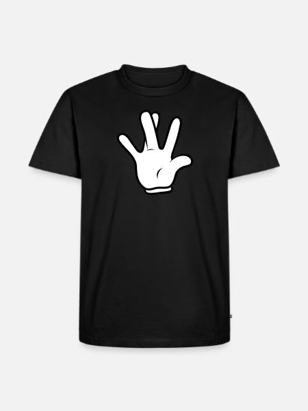 Comic Hand Westside - T-shirt Premium bio Homme - noir