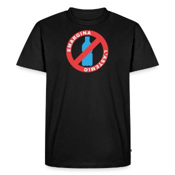 Marginaliser l’asthémie - T-shirt Premium bio Homme - noir - Devant - Nico (187cm)