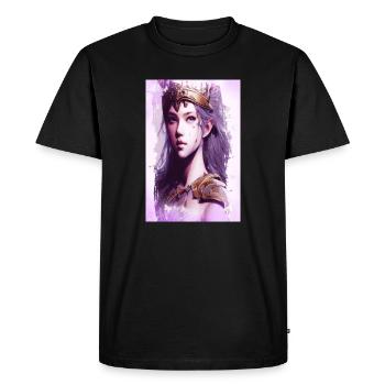 Valkyrie Amazon Warrior Fine Art Affiche - T-shirt Premium bio Homme - noir - Devant - Nico (187cm)