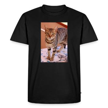 Chaton Chaton - T-shirt Premium bio Homme - noir - Devant - Nico (187cm)