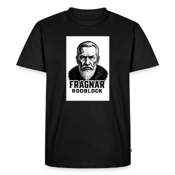 Fragnar Rodblock Viking Portrait - T-shirt Premium bio Homme - noir - Devant - Nico (187cm)