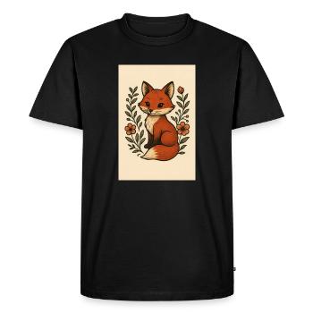 Grande écaille de tortue - T-shirt Premium bio Homme - noir - Devant - Nico (187cm)