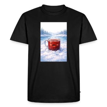 Gifts of the Far North - Mors - Men's Premium Organic T-Shirt - black - Front - Nico (187cm)