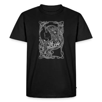 Vse Nejlepsi femme Art nouveau - T-shirt Premium bio Homme - noir - Devant - Nico (187cm)