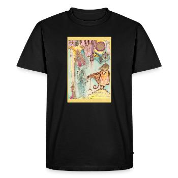 Édit des Oiseaux de Rêve - T-shirt Premium bio Homme - noir - Devant - Nico (187cm)